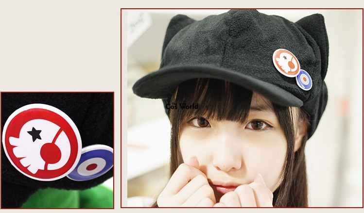 Neon Genesis Evangelion – Asuka Shikinami Themed Cute Cap with Ears (2 Designs) Caps & Hats