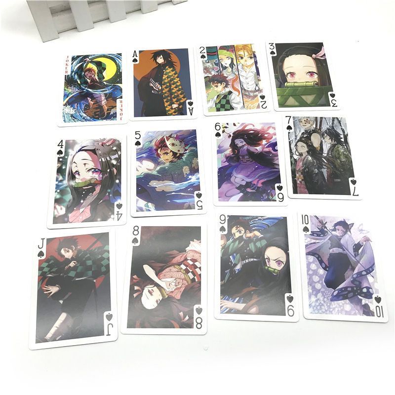 Demon Slayer – Different Characters Cards for Board Games (54 Cards a pack) Games