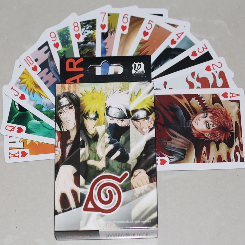 Naruto – Different Characters Card Packs for Poker and Board Games (2 Sets) Games