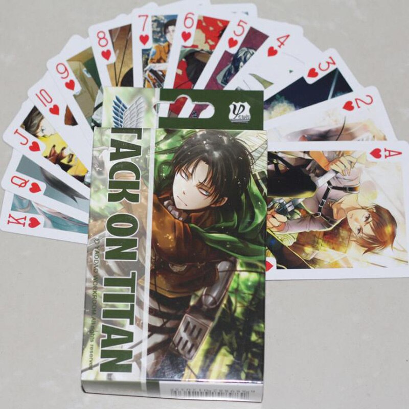 Attack on Titan – Pack of Cards for Board Games (54 Pcs per pack) Games