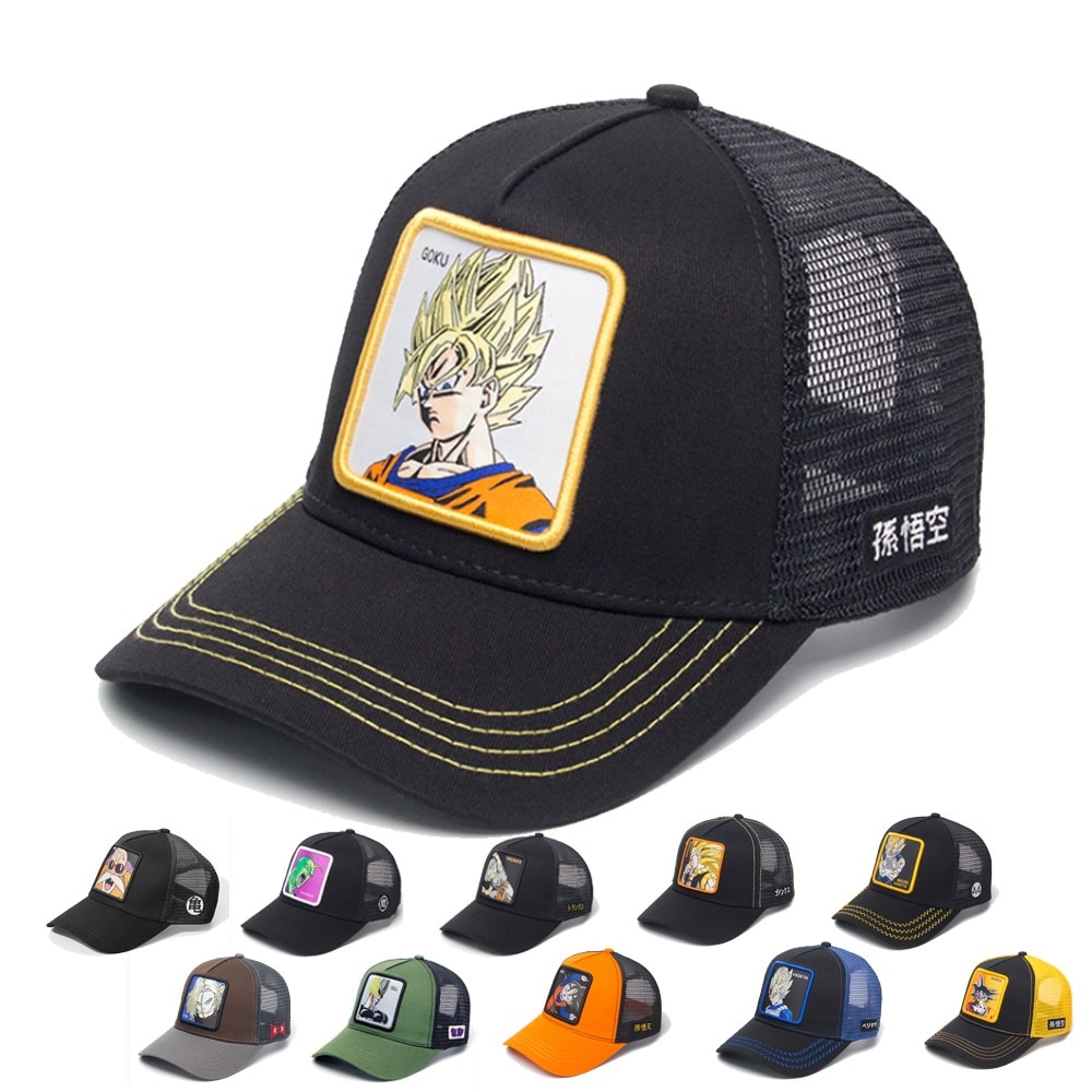 Dragon Ball – Different Characters Baseball/Summer Caps (30 Designs) Caps & Hats