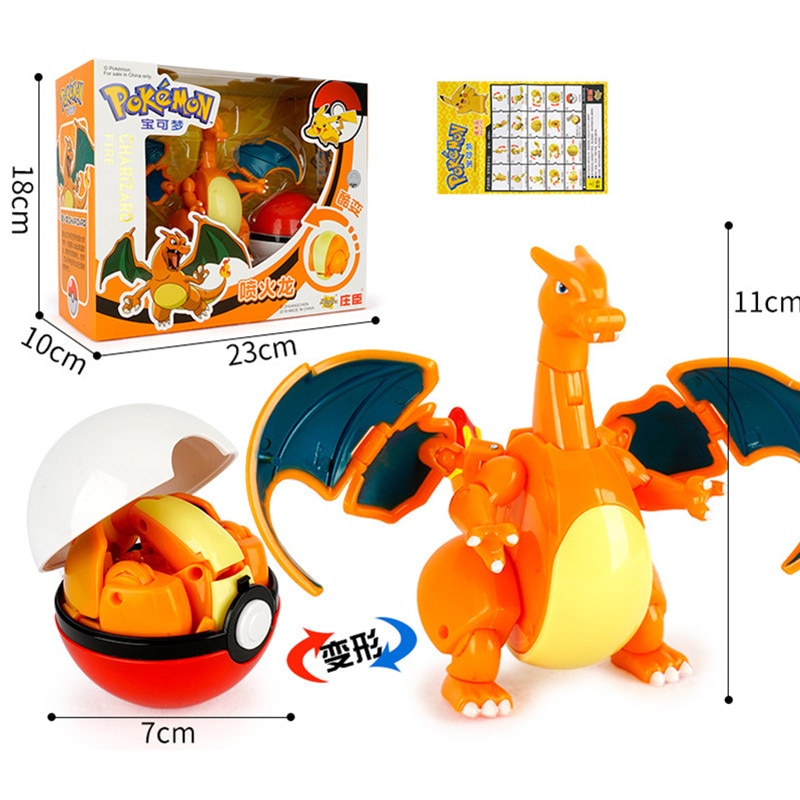 Pokemon – Different Pokemons Set with Pokeballs (5+ Variants) Action & Toy Figures