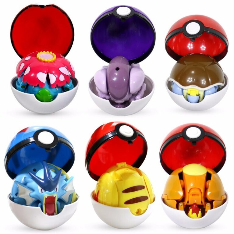 Buy Pokemon - Different Pokemons Set with Pokeballs (5+ Variants ...