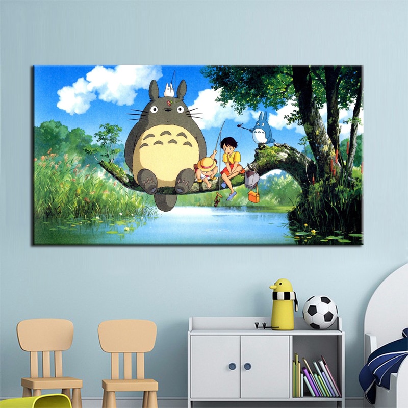 My Neighbor Totoro – All Main Characters Themed Beautiful Poster (Different Sizes) Posters