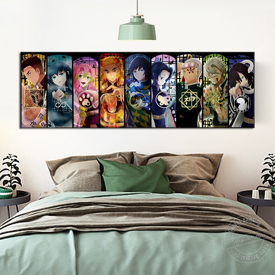 Demon Slayer – All Cool Characters Big Poster (No Frame) Posters