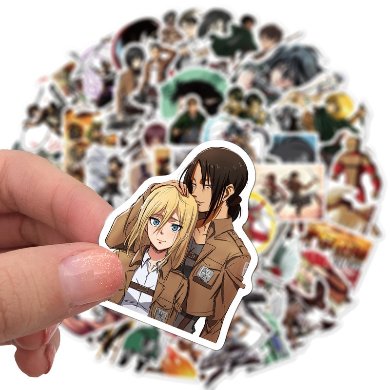 Attack on Titan – All Characters Stickers (10/50/100 Pieces) Posters