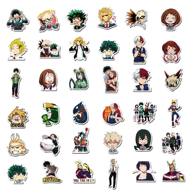 My Hero Academia – All Characters Stickers (10/50/100 Pieces) Posters