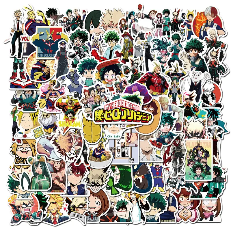 100 Different Anime Stickers – Otakuwarehouse