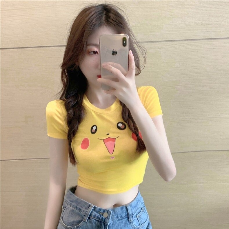 Pokemon – Different Pokemons Themed Cute and Sexy Tops for Women (3 Designs) T-Shirts & Tank Tops