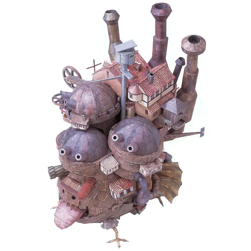 Howl’s Moving Castle – Tall Castle Model for puzzle/assembly Action & Toy Figures