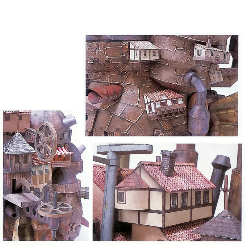 Howl’s Moving Castle – Tall Castle Model for puzzle/assembly Action & Toy Figures