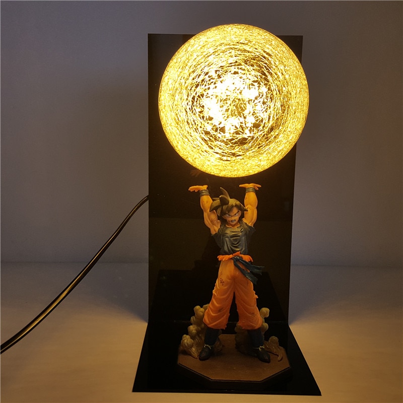 Buy Dragon Ball - Son Goku Spirit Bomb 3d Illusion Led Desk Lamp (15 