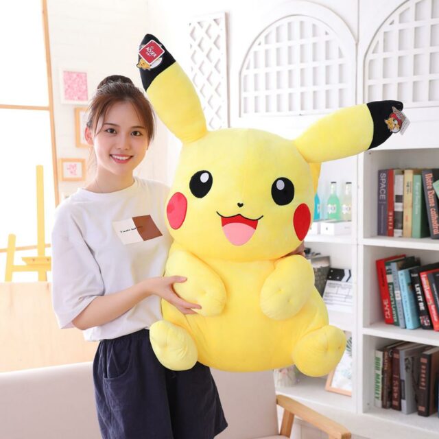 large stuffed pikachu