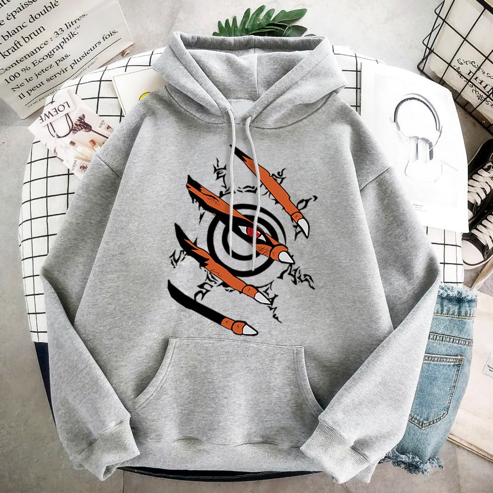 Naruto – Kurama themed Hoodies (15+ Designs) Hoodies & Sweatshirts