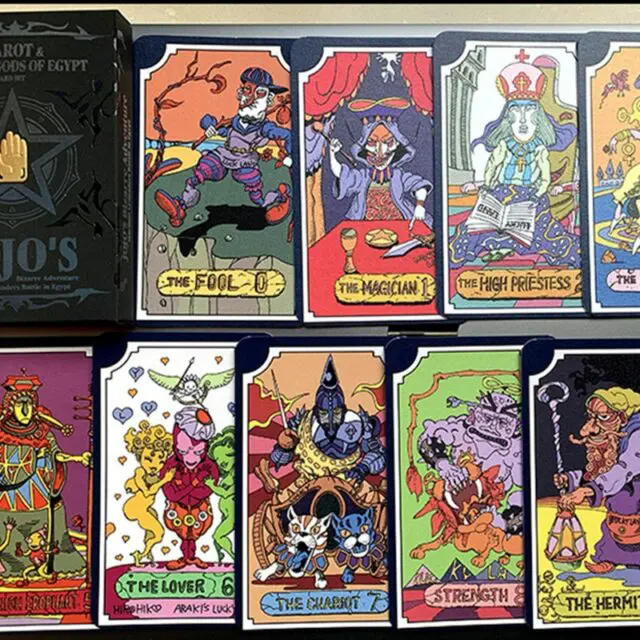 Buy Jojos Bizarre Adventure All Characters Themed Set Of Tarot Cards 2 Designs Games 5564