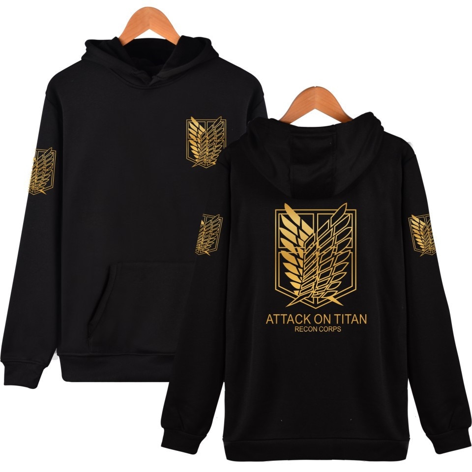 Attack on Titan – Different Styles Hoodies – Survey Corps (15 Colors) Hoodies & Sweatshirts