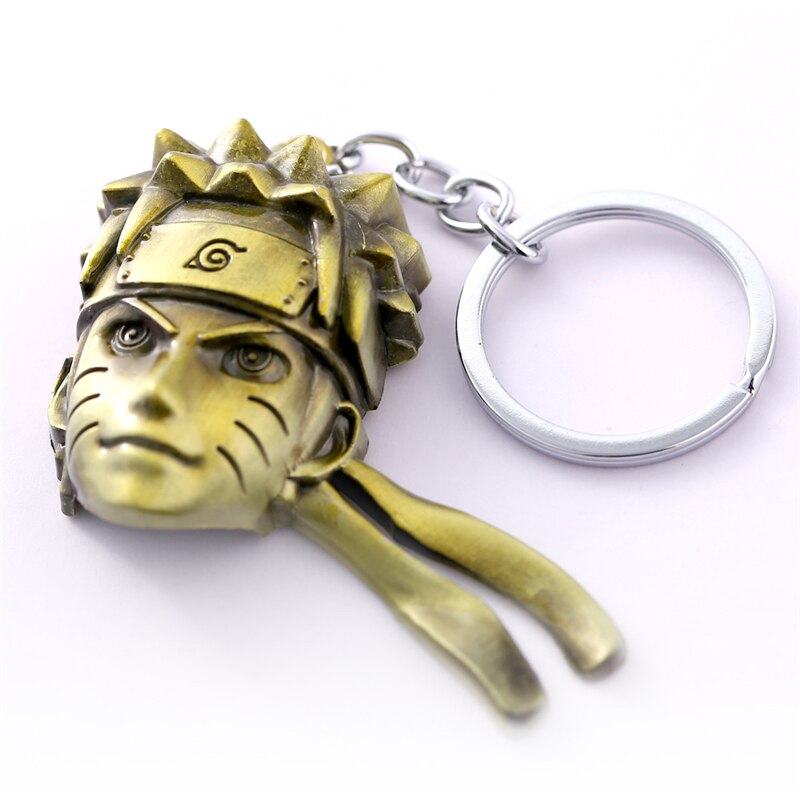 Naruto – Naruto Face Themed Metal Keychain Keychains