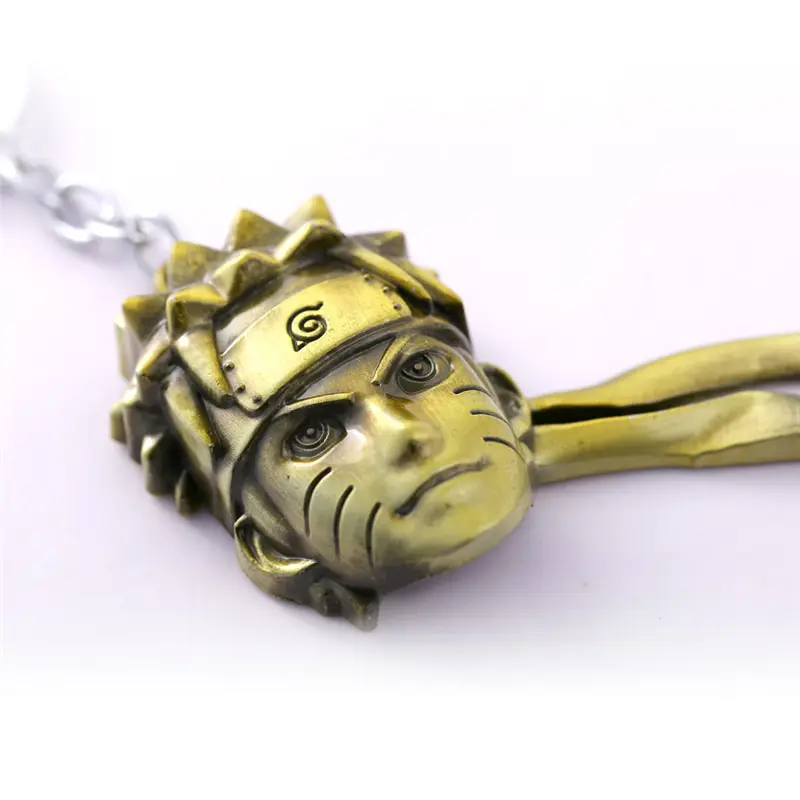 Naruto – Naruto Face Themed Metal Keychain Keychains