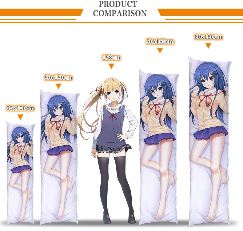 dakimakura-size-comparison