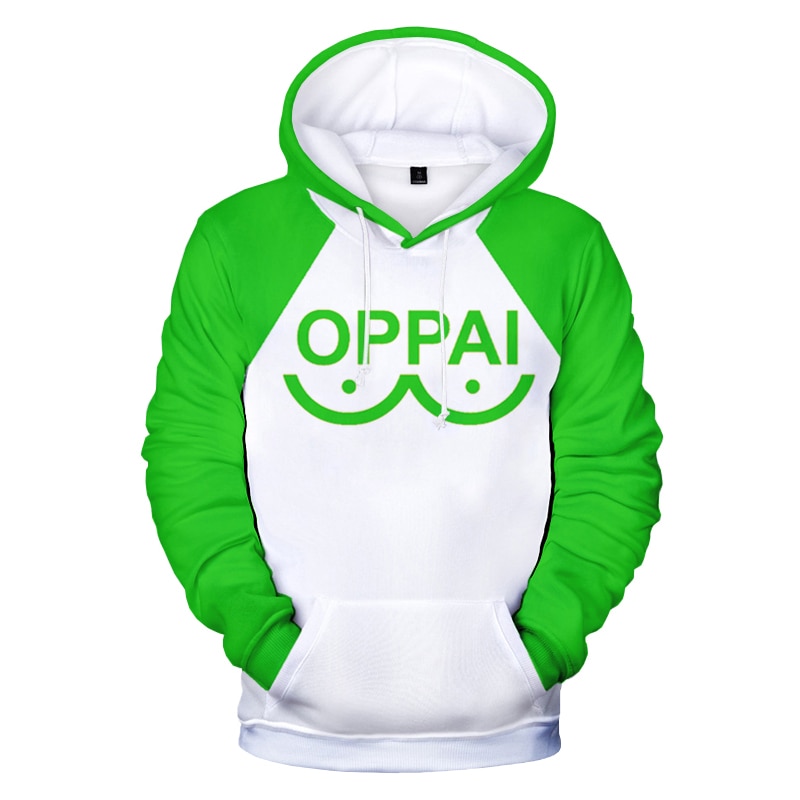 One Punch Man – Saitama Oppai Themed Hoodies (6 Colors) Hoodies & Sweatshirts