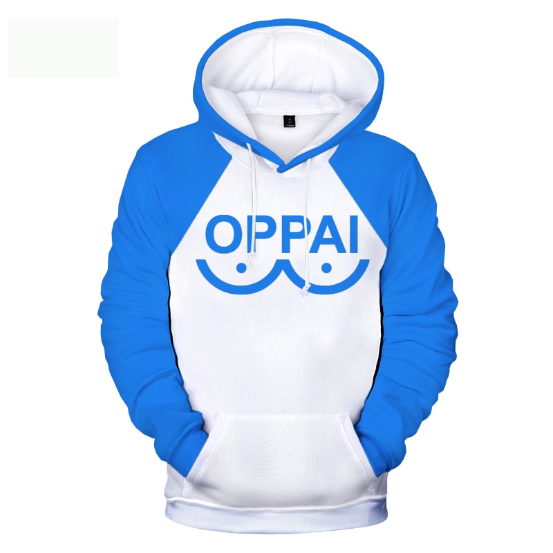 One Punch Man – Saitama Oppai Themed Hoodies (6 Colors) Hoodies & Sweatshirts