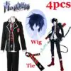 coat pants tie wig
