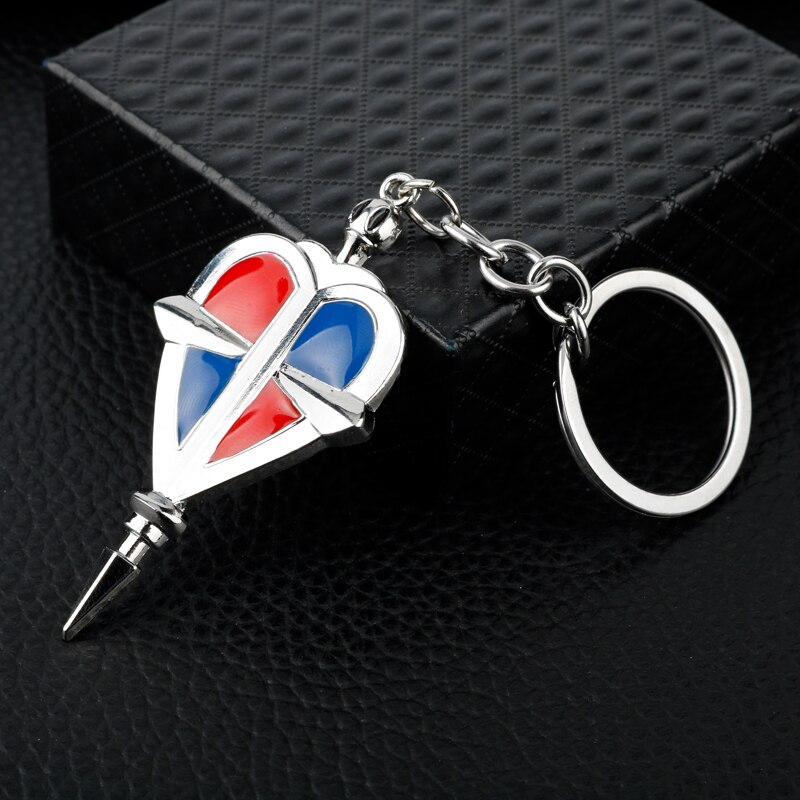 Blue Exorcist – Anime themed Blue and Red Keychain (Keychain/Necklace) Keychains Pendants & Necklaces