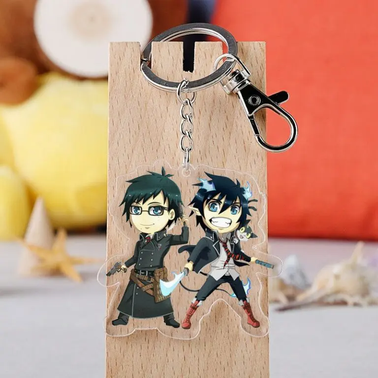 Buy Blue Exorcist - Rin and Yukio themed Cute Keychain - Keychains