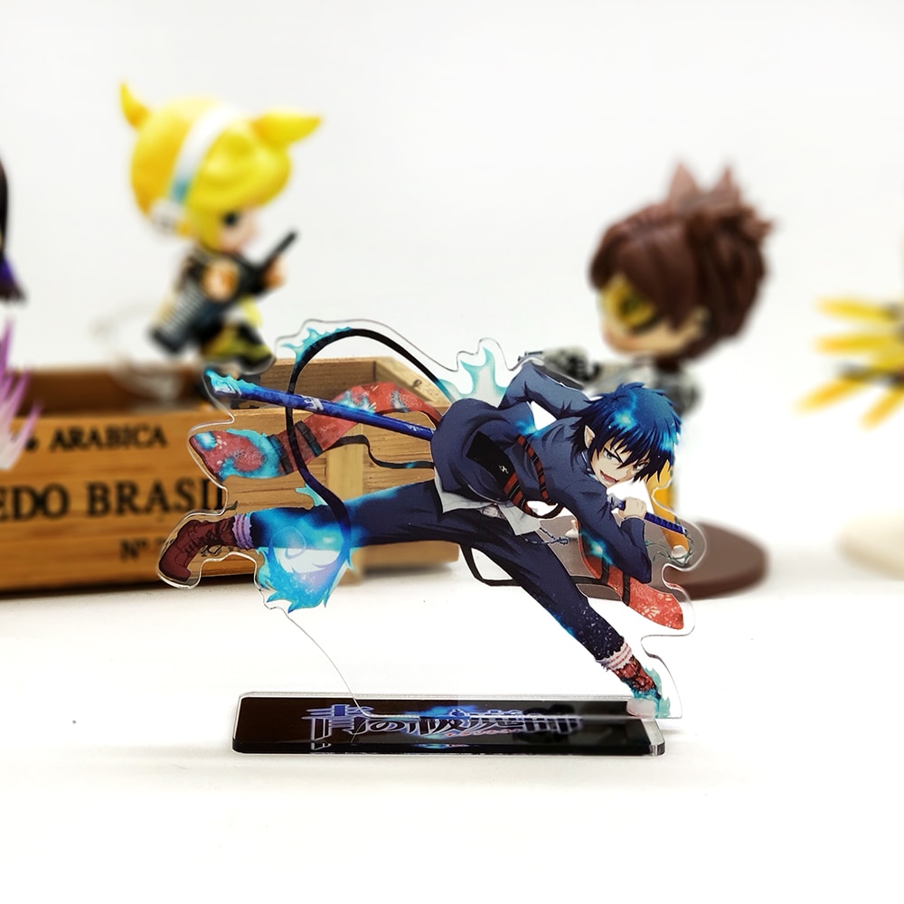 Blue Exorcist – Rin Okumura Fighting Style Acrylic Stand Figure Action & Toy Figures