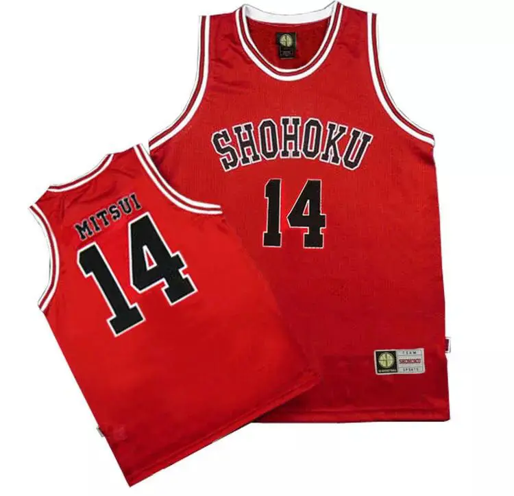 Slam Dunk – Shohoku School Basketball Team Red Jersey (15+ Designs) T-Shirts & Tank Tops