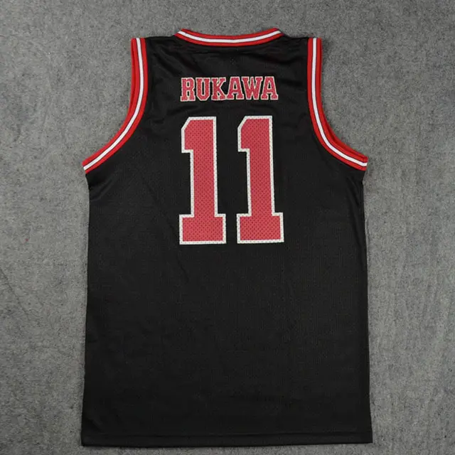 Slam Dunk – Shohoku School Basketball Team Black Jersey (15+ Designs) T-Shirts & Tank Tops