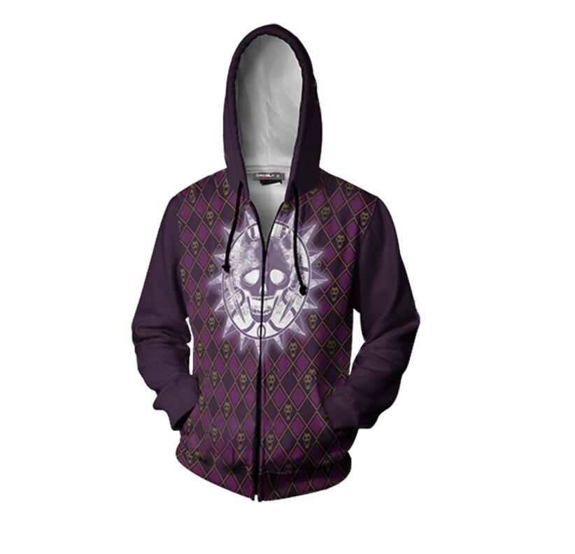JoJo’s Bizarre Adventure – Killer Queen themed Zip Hoodie Hoodies & Sweatshirts
