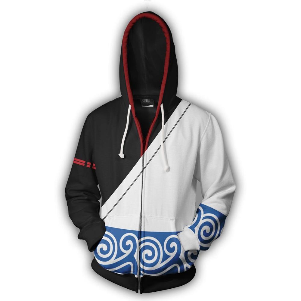 Gintama – Sakata Gintoki themed Zip Hoodie Hoodies & Sweatshirts