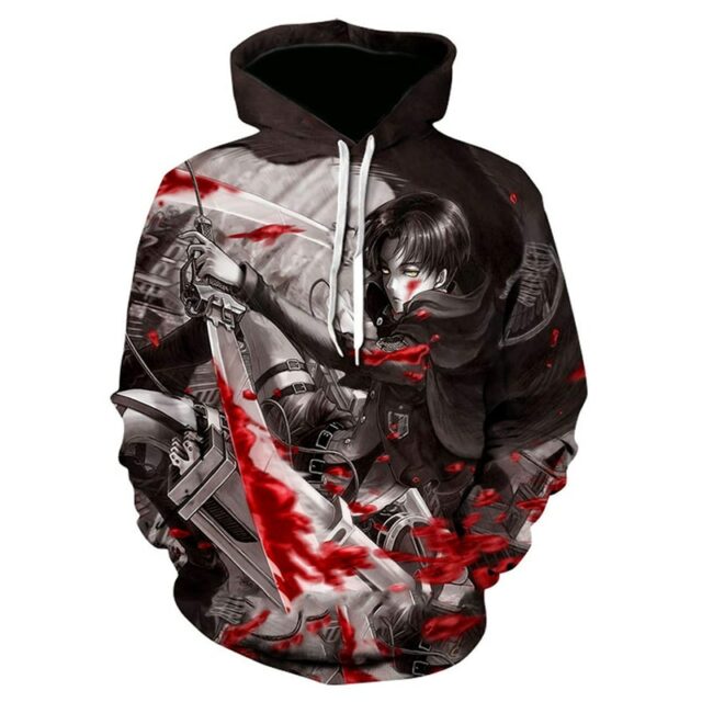 Buy Attack on Titan - Different Characters themed Premium Hoodies (9 ...