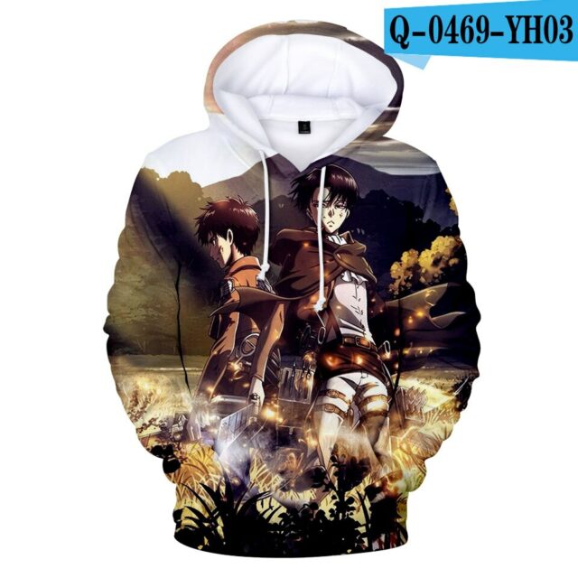 Buy Attack on Titan - Different Characters Stylish Hoodies (10+ Designs ...