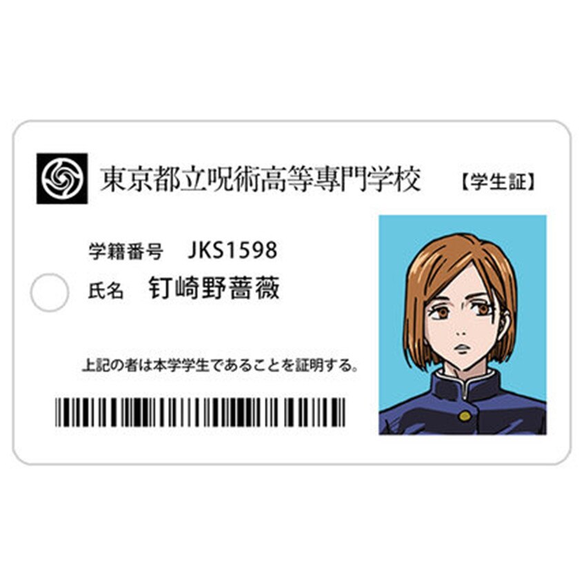 Jujutsu Kaisen – Different Characters Cosplay ID Cards (4 Designs) Cosplay & Accessories