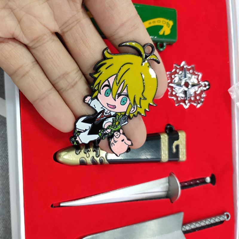 The Seven Deadly Sins – Dragon’s Sin of Wrath Swords Keychains (6 Pieces/Set) Keychains