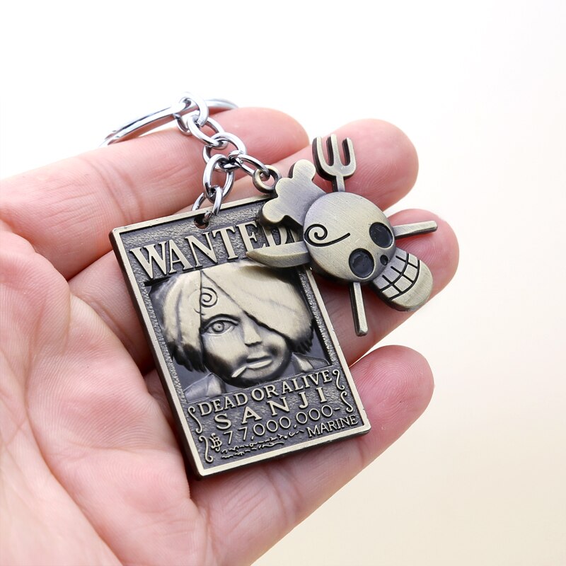 One Piece – Different Characters with their Signs Metal Keychains (15+ Designs) Keychains
