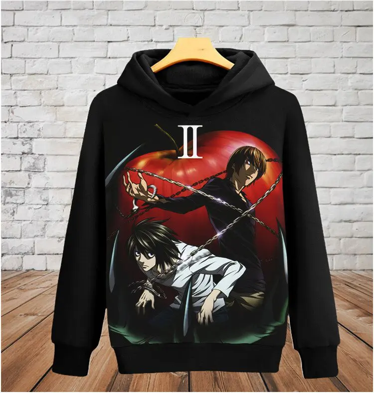 Death Note – Light and Shinigami Themed Closed Hoodies Hoodies & Sweatshirts