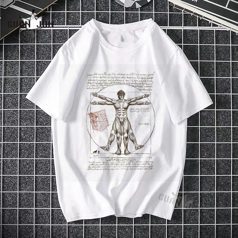 Attack on Titan – Different Characters Themed Light T-Shirts (20+ Designs) T-Shirts & Tank Tops