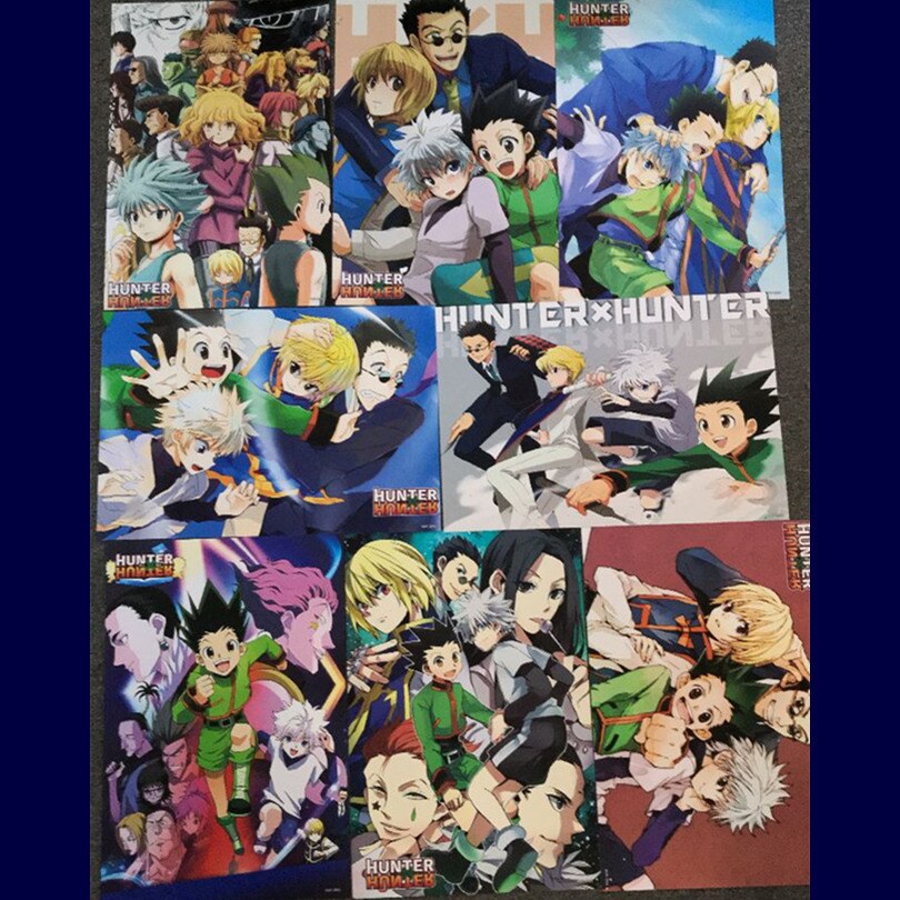Hunter x Hunter – Set of Different Amazing Characters (8 Pieces/Set) Posters