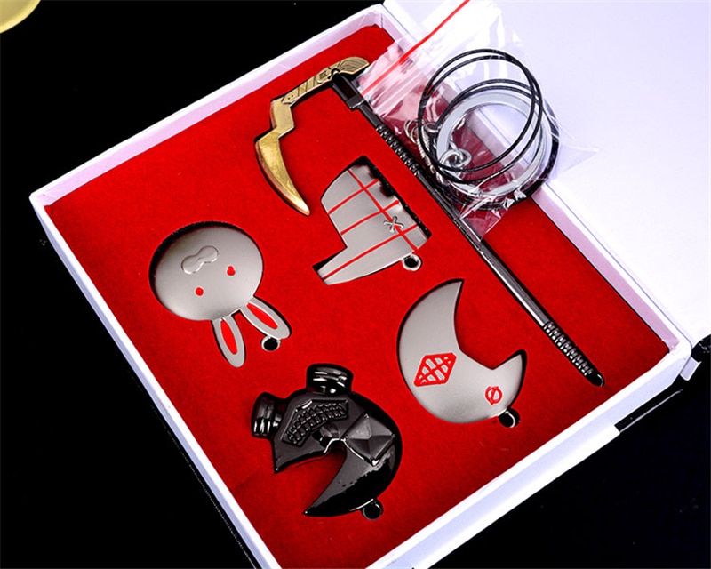 Tokyo Ghoul – Different Amazing and Stylish Keychains/Necklaces Set Keychains Pendants & Necklaces