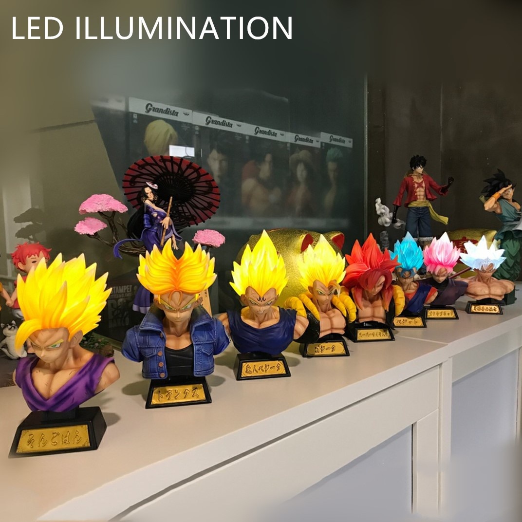 Dragon Ball – All Super Saiyan Forms with Glowing Hairs Themed Figures (20+ Designs) Action & Toy Figures