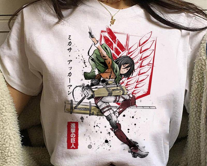 2021 Hot Anime Final Season Attack on Titan T Shirt Men Kawaii Summer Tops Titans Attack Graphic Tees Levi Harajuku Tshirt Male