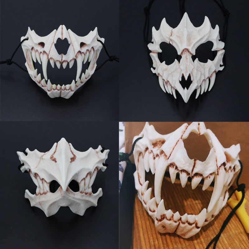 Japanese Styled Dragon Skull Cosplay Mask (9 Designs) Cosplay & Accessories
