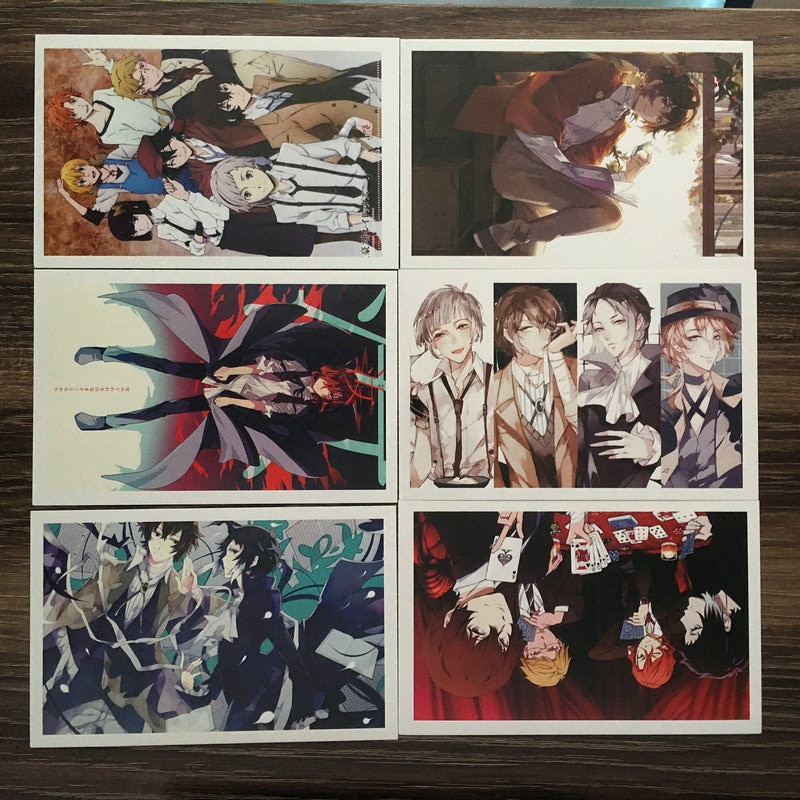Bungo Stray Dogs – Different Amazing Characters Greetings and Playing Cards (30 Cards/Pack) Games