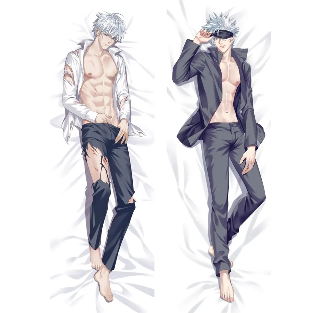 Jujutsu Kaisen – Gojo Satoru Dakimakura Hugging Body Pillow Covers (6 Designs) Bed & Pillow Covers