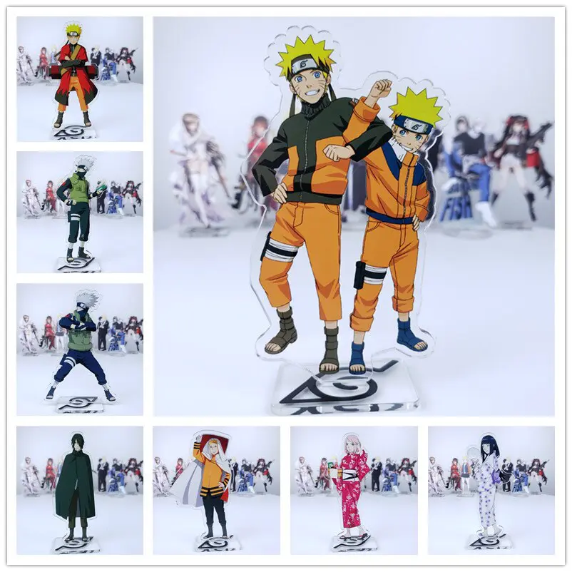 Naruto – Different Characters Themed Stylish Acrylic Figures (10+ Designs) Action & Toy Figures