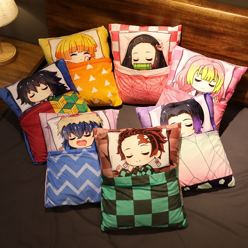 Demon Slayer – Different Characters Cute Sleeping Cushions (10 Designs) Bed & Pillow Covers