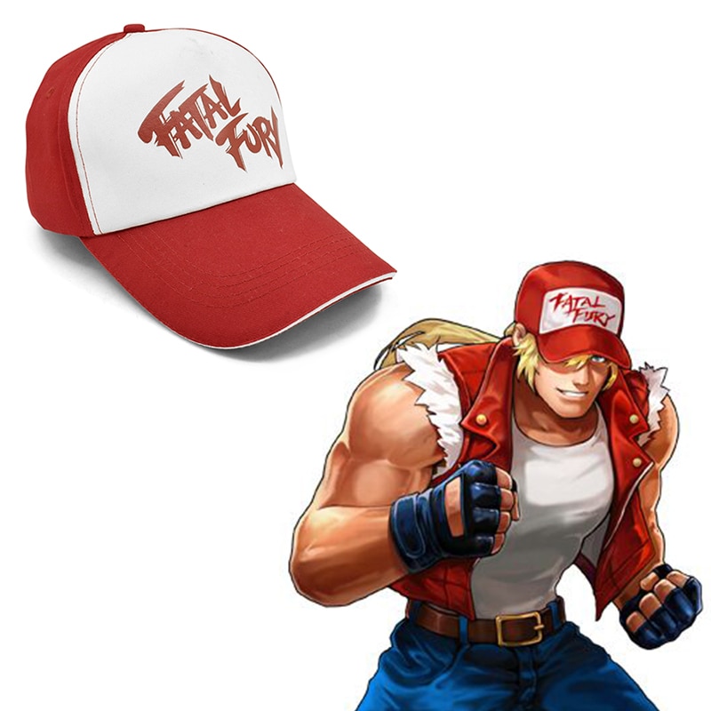 Fatal Fury – The Game Themed Red and White Hat (2 Designs) Caps & Hats